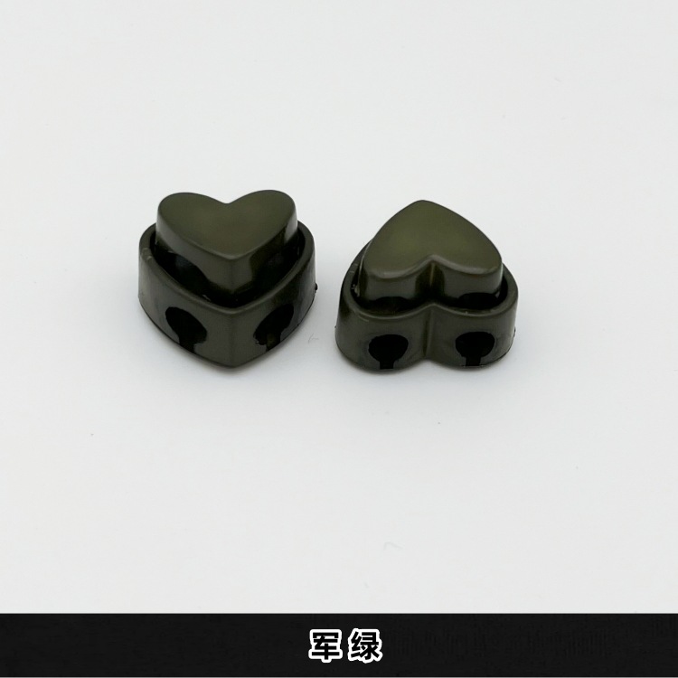 Army green - 15#width about 2cm - heart-shaped