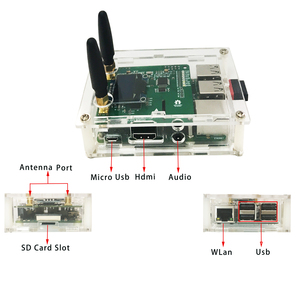 WiFi ve Ethernet ahududu Pi 2B dijital ses Modem ile dubleks DMR Hotspot DMR YSF DSTAR Supports Fusion destekler - Product Image 5