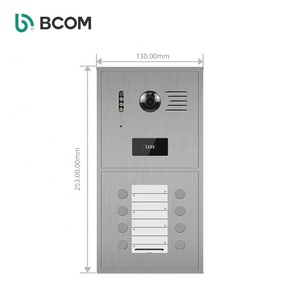 Bcomtech 2025 WiFi Audio Interphone Timbre 7 \ "Video Door Phone Intercom System para Villa Building con Tuya Smart