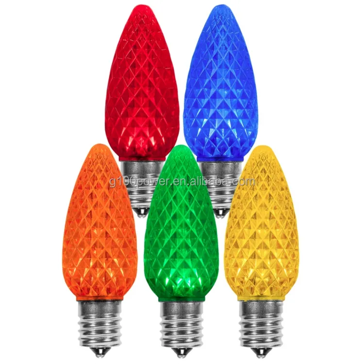 G100Power E17 Opticore Weihnachts glühbirnen C9 Mehrfarbige LED-Weihnachts lampen