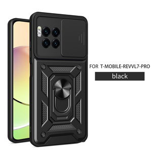 GSCASE Factory Camera Protect TPU PC <strong>2</strong> in 1 Hybrid Cell Phone Cases Kickstand Ring Case for MOTO Razr 50 Ultra - Product Image 3