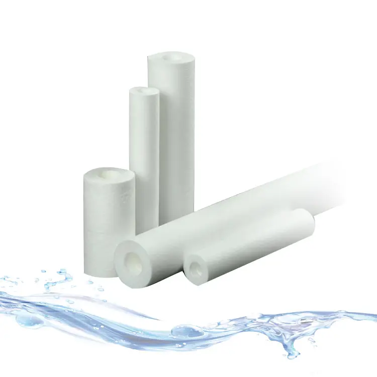 MOQ OEMPP水フィルター10インチ1/5ミクロンPp水フィルターカートリッジプレフィルター逆浸透家庭用プレろ過用