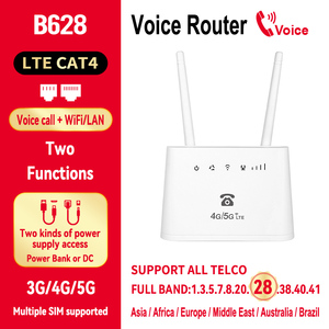 Módems de Internet inalámbricos 4G Wifi 4G FWA CPE RJ11 VoLTE Router de llamada de Voz 4G LTE Router con 4G B1/3/5/7/8/20/28/38/40/41 - Product Image 3