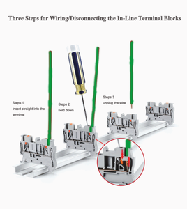 SMICO quality quick <strong>connect</strong> Din Rail Universal Electrical Modular Push in <strong>Terminal</strong> <strong>block</strong> - Product Image 5