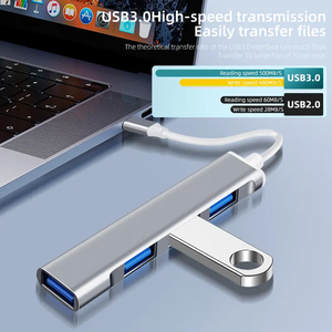 Estación de acoplamiento para ipad, portátil y macbook pro, hub de alta velocidad con 4 puertos usb 3,0, compatible con otg - Product Image 5