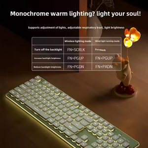 Langtu L1 Wired Keyboard mit mechanischem Gefühl Silent Design Hintergrund beleuchtete kabel gebundene Option für Desktop-Notebooks für Gaming Office-Zwecke - Product Image 5