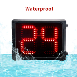 YIZHI 8 Zoll hohe Helligkeit großer Countdown-Uhr 0-99 Countdown 7 Segment-Display 2 Stellen 24 Sekunden Schussuhrenzähler