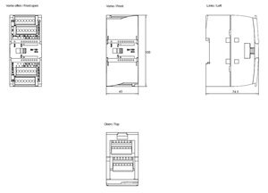 西门子S7 1200 PLC SIMATIC S7-1200模拟输入4xAI RTD模块SM1231 RTD 6ES7231-5PD32-0XB0 - Product Image 2