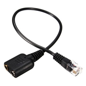 Çift 3.5mm ses Jack kadın erkek RJ9 fiş adaptörü kablosu bilgisayar kulaklığı telefon için - Product Image 1