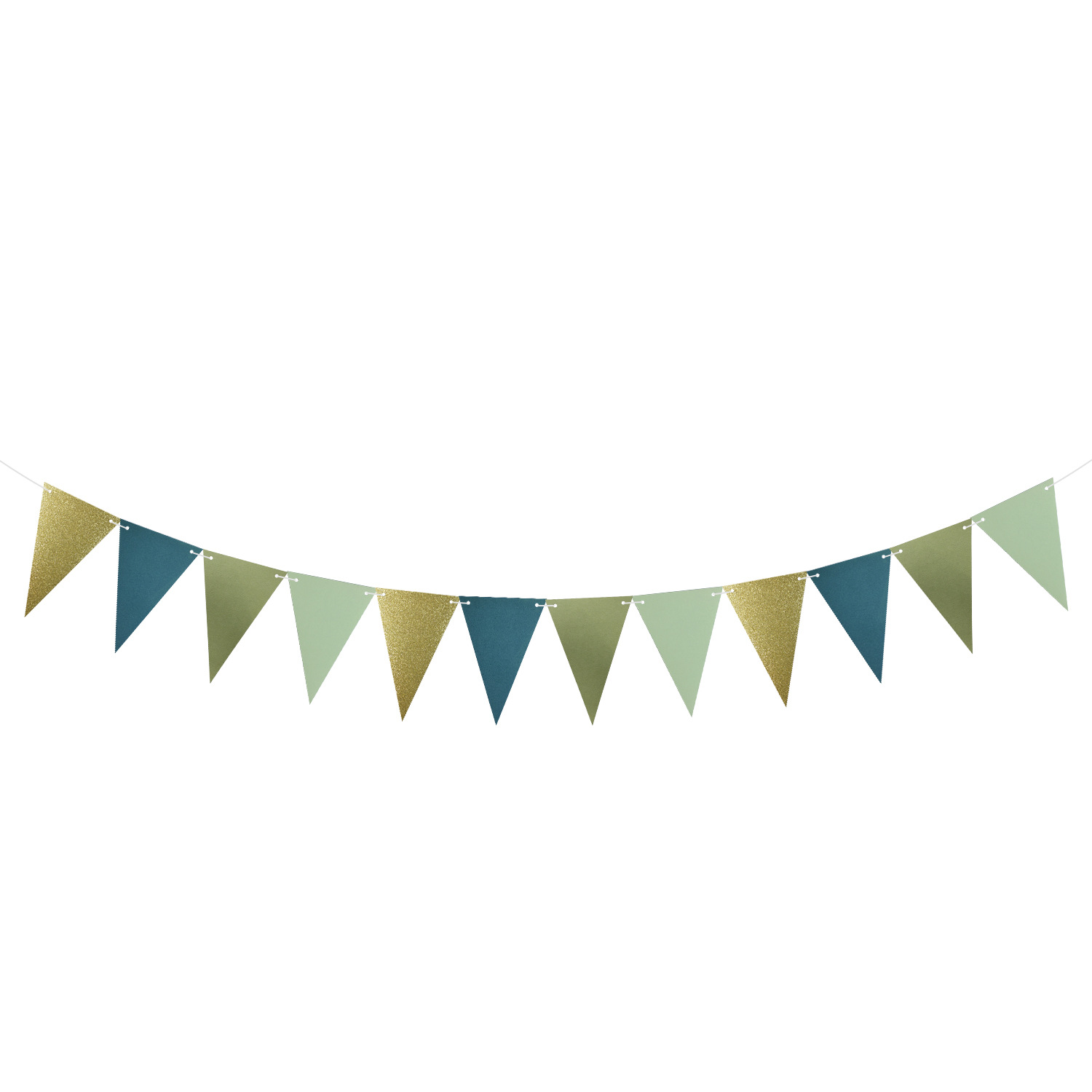 Gold + dark green + grass green + olive green