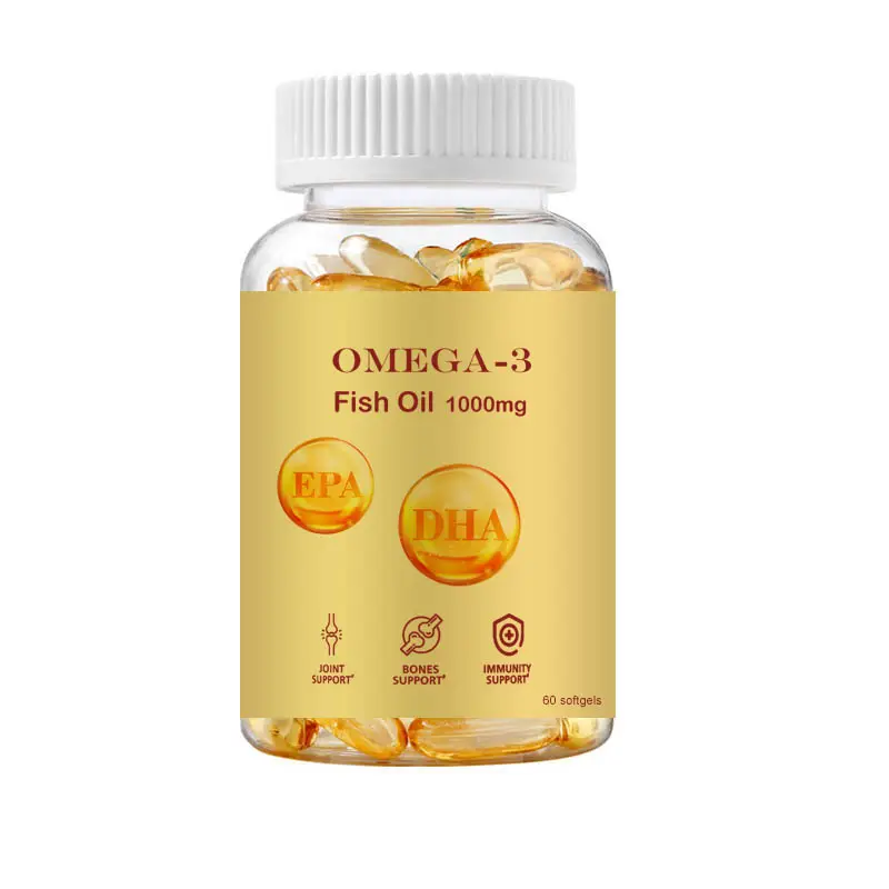 Capsule di olio di pesce OEM Omega-3 EPA DHA olio di pesce Softgel