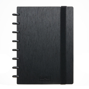 蘑菇孔笔记本商务记录记事本带塑料扣装订笔记本期刊 - Product Image 2
