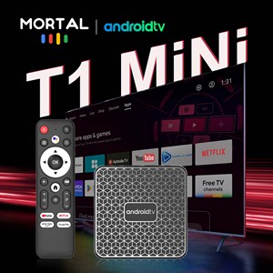 Mortal T1 MINI TV Box Android14.0 RK3518 Smart Streaming 4K60fps WiFi6 Потоковое мультимедиа голосовой пульт Smart Tv Box - Product Image 2