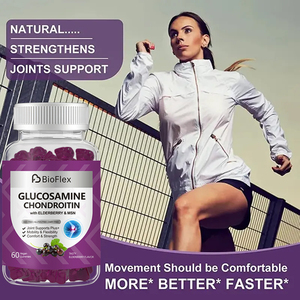 Marque privée OEM Chlorhydrate de glucosamine sulfate de chondroïtine sodique gommes MSM suppléments antioxydants avec sureau et MSN - Product Image 3