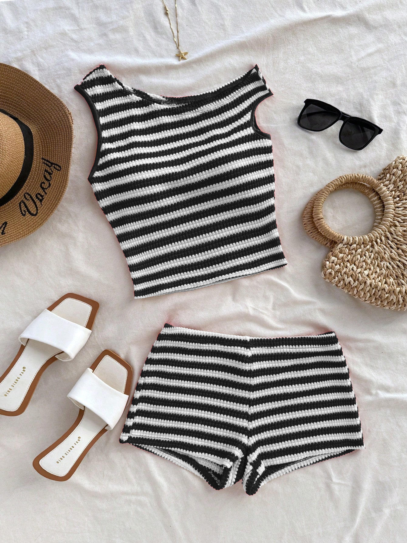 Black and white stripes