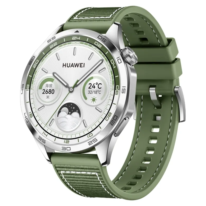 Correa deportiva de silicona de nailon trenzado compuesto oficial de calidad original de fábrica de 22mm para Huawei Watch GT4 3Pro gt2pro bands