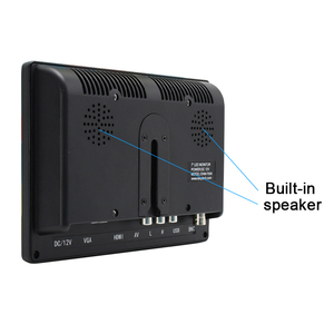 Nuevo MODELO DE Monitor LED CCTV de 7 pulgadas con compatibilidad HDMI PC Altavoz incorporado para uso en escritorio - Product Image 5