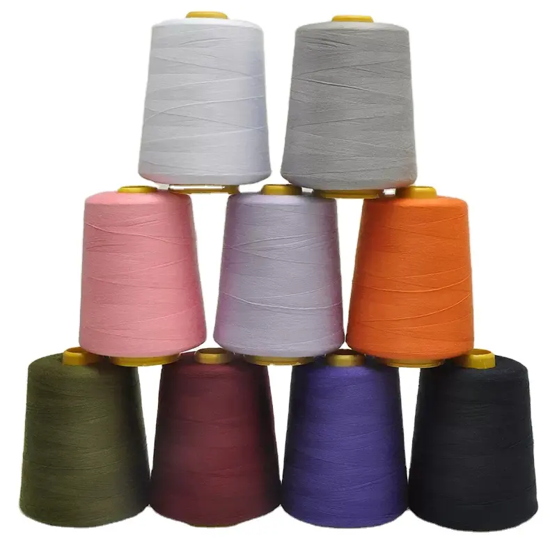 Großhandel hochfeste 40/2 3500y Polyester Filament Garn Nähgarn China Factory Supply für Schneiderei Materialien Nähen t