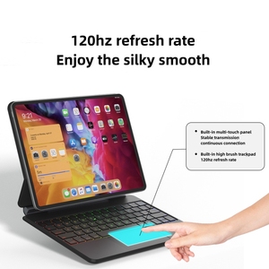 Teclado de tableta listo para usar de fábrica para Pro11 Air 11 13 Teclado Imán de respuesta de segundo toque con funda protectora de soporte - Product Image 5