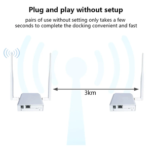 2,4G y WiFi a Wifi HaLow Wireless Gateway Puente extensor inalámbrico para 3km de larga distancia - Product Image 4