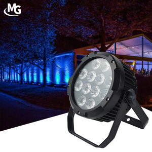 12 ชิ้น RGBW 4 in 1 LED IP65 กันน้ํากลางแจ้ง LEDs Par แบตเตอรี่ Par เอฟเฟกต์เวที DMX512 แสงเวที - Product Image 5