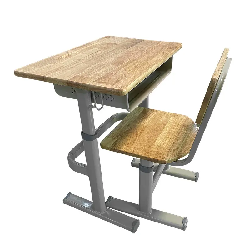 Ensembles ergonomiques de chaise et de table d'étude de meubles d'apprentissage de salle de classe d'enfants pour le lycée