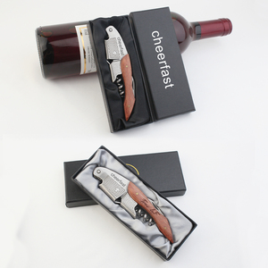 Custom Logo Hout Wijn Kurkentrekker Wijn Kurkentrekker Wijnflesopener Kurkentrekkers & Openers Wijn Sleutel <span class=keywords><strong>Opener</strong></span> Cadeau Voor Wijnliefhebbers - Product Image 3