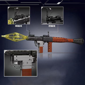 MOULD KING 14017อาคารบล็อกปืนชุด RPG-7จรวดปล่อยอนุภาคขนาดเล็กอาคารบล็อกของเล่นสำหรับเด็กของเล่น - Product Image 4