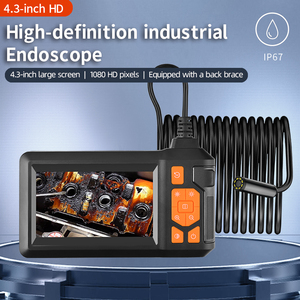 Tragbare 1080P Fixed Focus Inspection Kurz modul Zwei Objektive Reflex 8mm 4,3 Zoll 1M Hard Cable Tragbare Endoskop kamera - Product Image 2