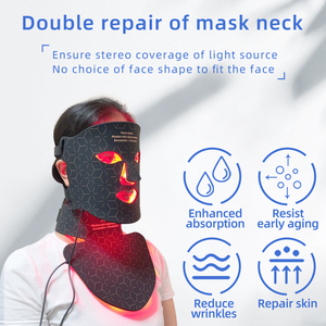 660nm Led maske yüz ışık tedavisi 4 renkli LED ışıklar foton yakın kızılötesi mavi led maske yüz silikon kırmızı kızılötesi - Product Image 5