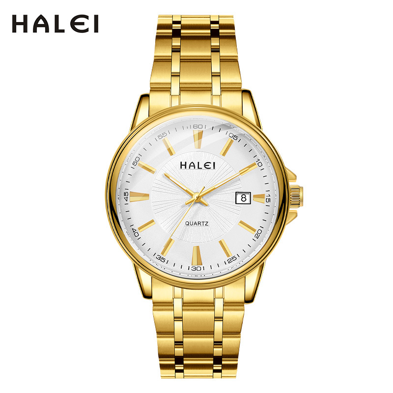 Gold and White