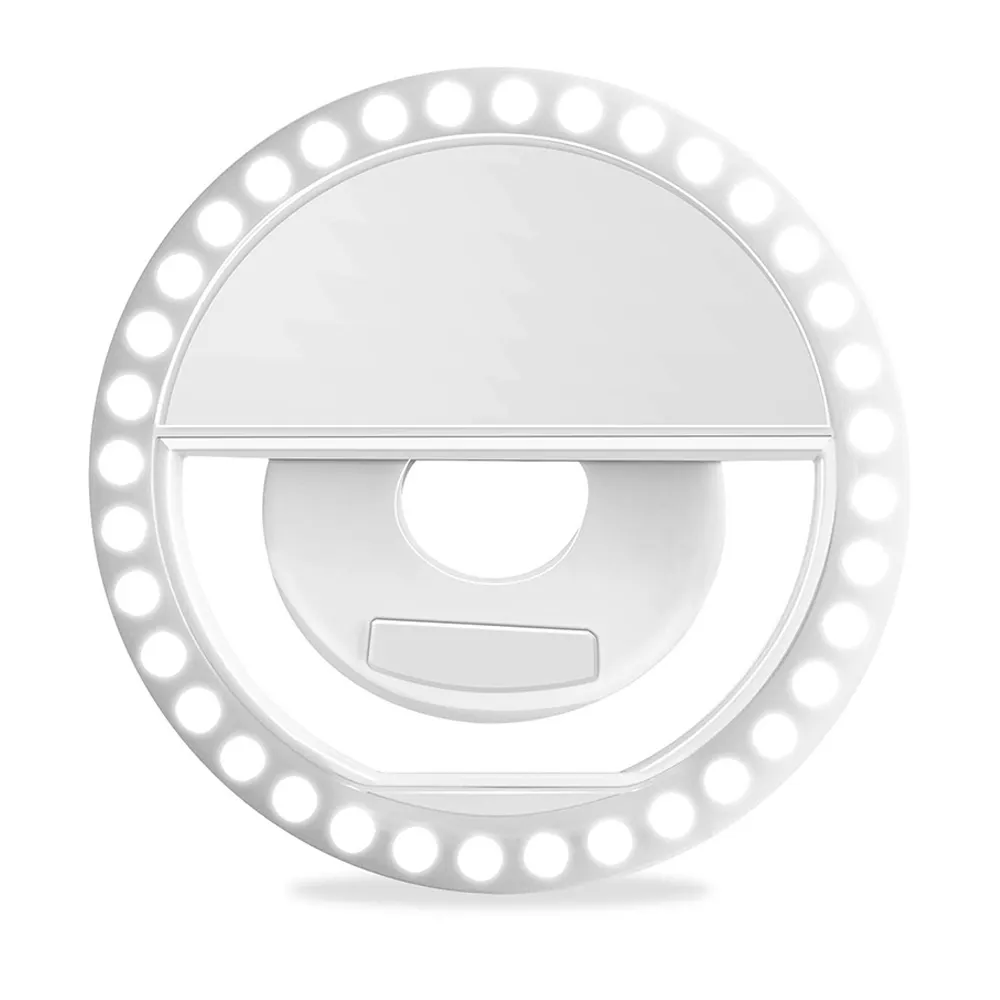 Kunden spezifisches Logo 36 LED Mini Handy Ring Lichter, wiederauf ladbare Selfie Ring Licht für Handy