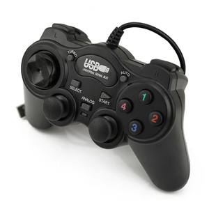 Gamepad USB con cable Joystick Game Controller Gamepad para PC WinXP WIN7 WIN8 WIN10