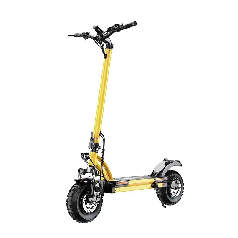 Toptan 2023 yeni E scooter 60v 1200w çift motorlu güçlü yetişkin off road hızlı katlanır elektrikli scooter 11 inç yağ lastik