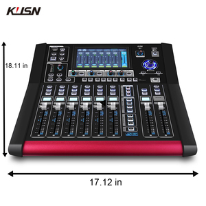 DM20 18 kanal çift 24-bit DSP profesyonel dijital mikser ses ses karıştırma konsolu mikser konsolu ile Bluetooth MP3 USB - Product Image 4