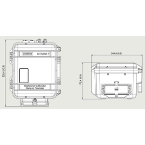 100% sitrans เครื่องวัดการไหลของคลื่นอัลตร้าโซนิคแบบพกพา FS290 Fs290เครื่องส่งสัญญาณเครื่องวัดการไหลอัลตราโซนิก - Product Image 5