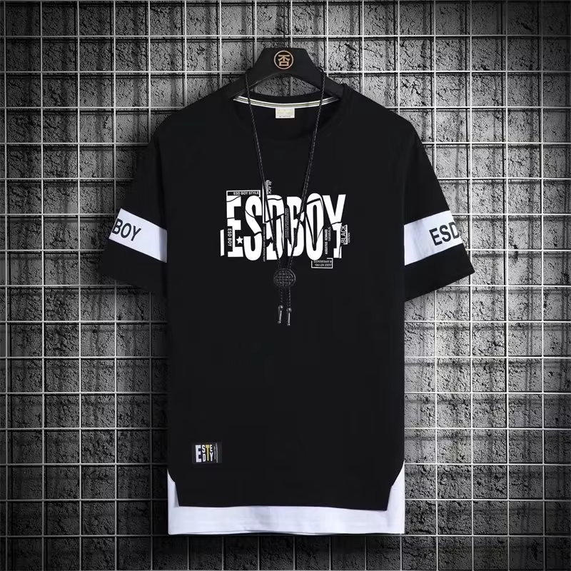 black letters