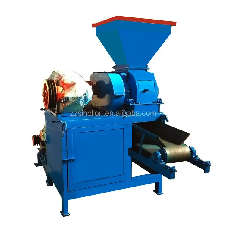 Máquina de briquetas de prensa de carbón activado, cáscara de arroz, cáscara de coco, ceniza quemada, cáscara de arroz