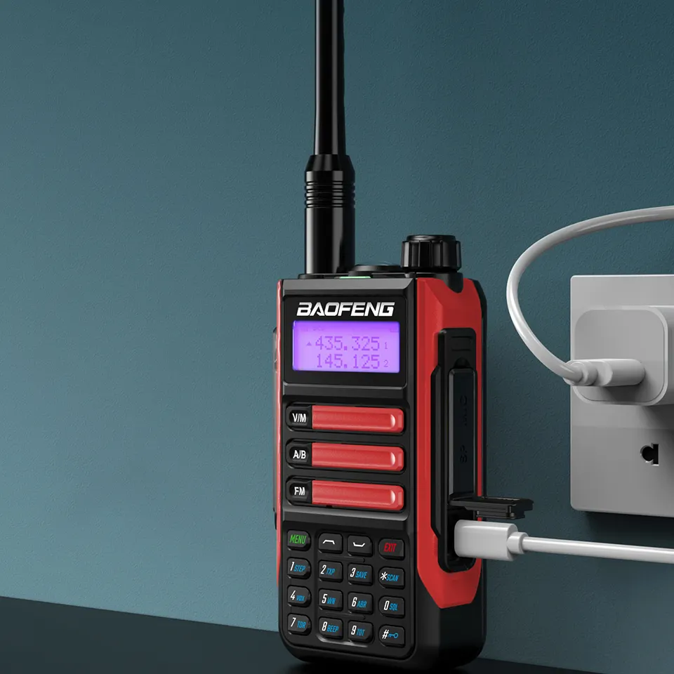 Baufeng-radio de dos vías vhf uhf, equipo de protección de seguridad, radio bidireccional, uhf, vhf, 144-430, uv 16 uv-16, walkie talkie