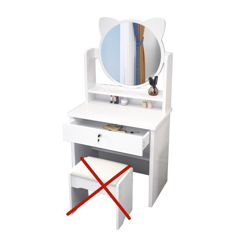 50CM White+Without a vanity stool