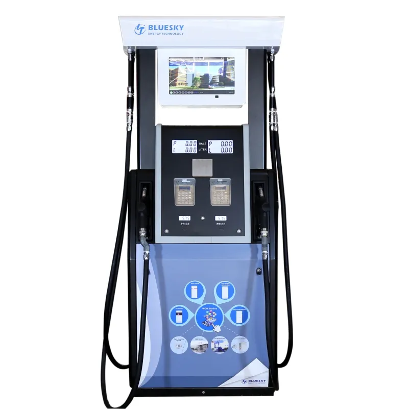 Machine de distributeur de carburant électrique Bluesky pour station-service Machine de pompe à essence Prix du distributeur de carburant Gilbraco