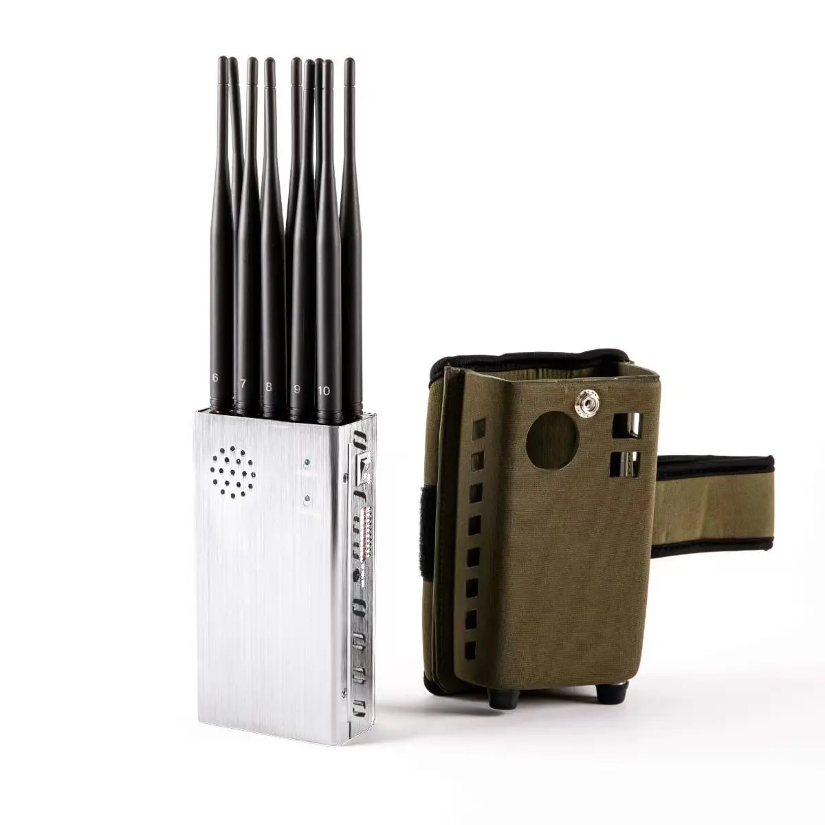 JAMTEC 10 antenler taşınabilir 2G 3G 4G 5G GPS WIFI Lojack Anti parça GPS sinyal dedektörü 10 W