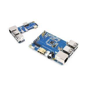 Raspberry Pi Zero/2 W zu RPi3B/3B+ Erweiterungskabel Hauptplatine Umwandlungsmodul 100 Mbps Ethernet-Port - Product Image 1