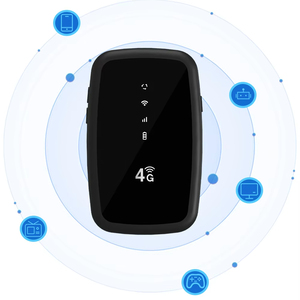 JIMI portatile sbloccato 3G 4G Router WiFi 4G SIM Hotspot 300mbps Max LAN velocità dati 2.4G frequenza WEP crittografia Firewall VPN - Product Image 2