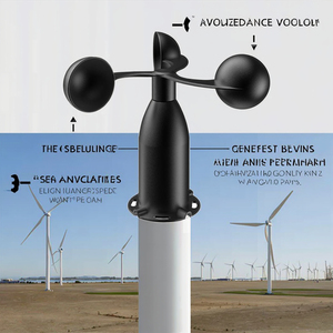 BGT CE RS485 4-20mA 0-5V strumento di misurazione della velocità stazione meteo Arduino anemometro 3 tazza di plastica in metallo sensore di velocità del vento