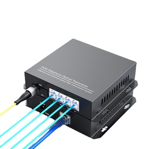 电话光端机用光纤转换器4通道PCM语音光纤转换器