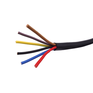 CE RoHs onaylı 2.5mm elektrik teli alçak gerilim endüstriyel <span class=keywords><strong>6</strong></span> <span class=keywords><strong>mm</strong></span> 4 çekirdek kontrol VDE H03VV-F 3x2.5MM 2 çekirdekli güç kablosu