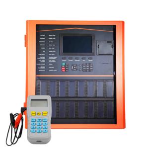 7004 Panel de control de alarma de incendio direccionable Pantalla LCD de 2 bucles que proporciona información de dispositivos del sistema en tiempo real para una fácil operación - Product Image 3