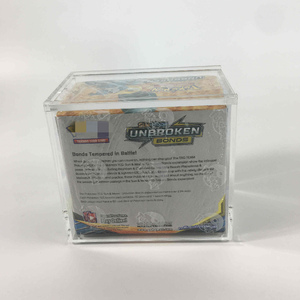 ขายส่ง TCG An-ti UV 99% การ์ดซื้อขายการ์ดเกมอะคริลิคกล่องบูสเตอร์แพ็คพร้อมฝาปิดแบบดึงออก - Product Image 4