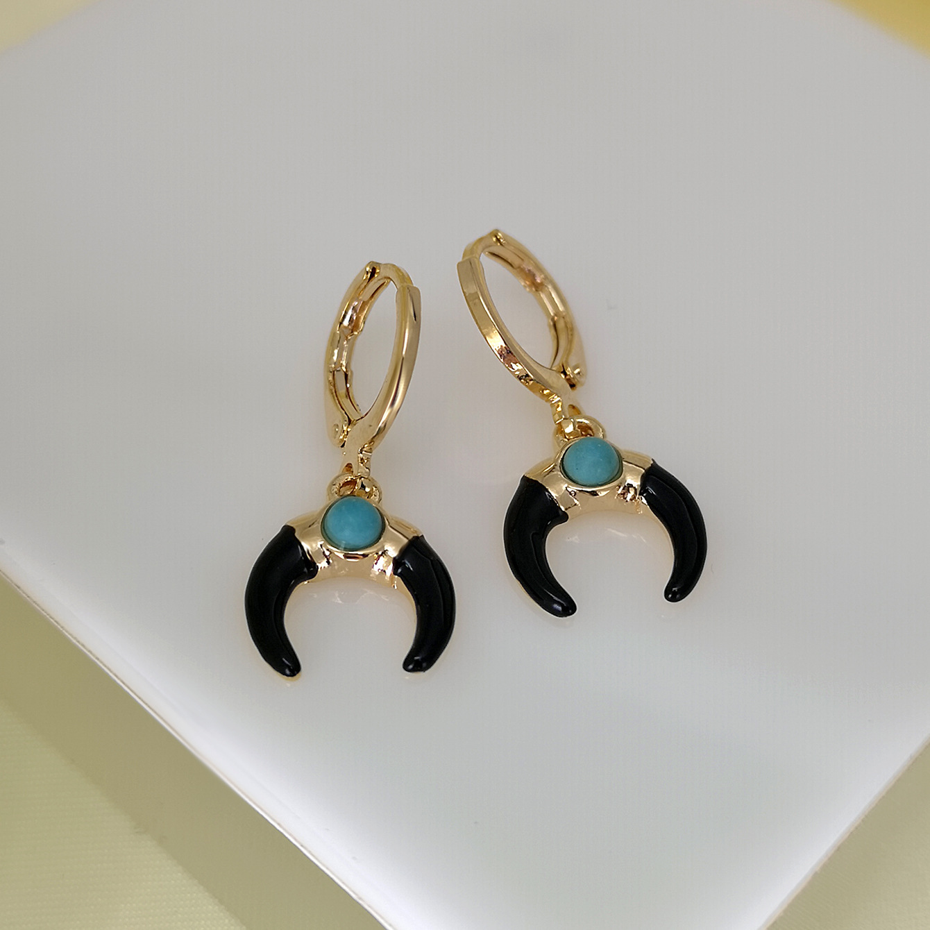 Gold Turquoise + Black